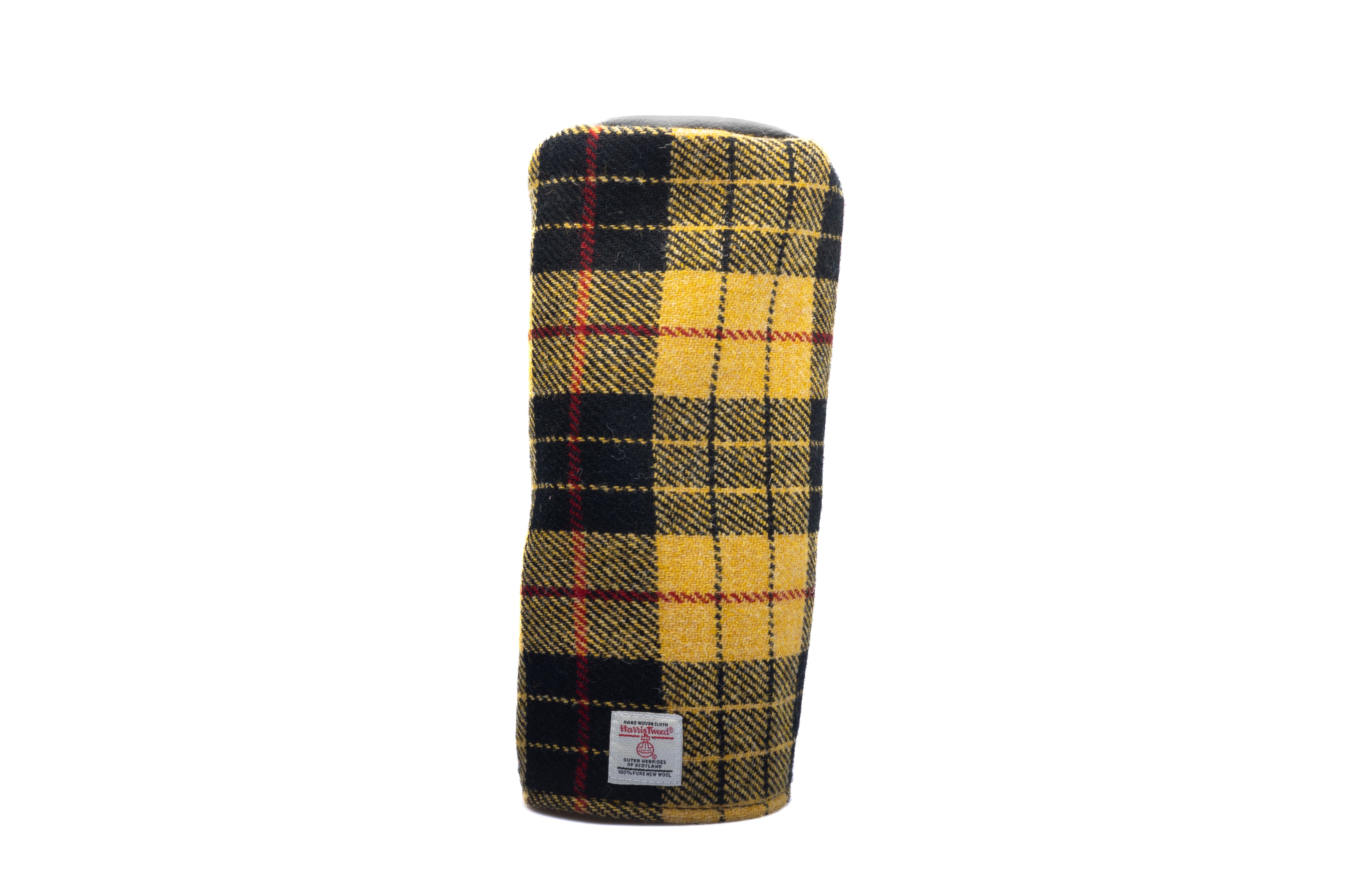 Yellow and Black Macleod Tartan Harris Tweed® Headcovers