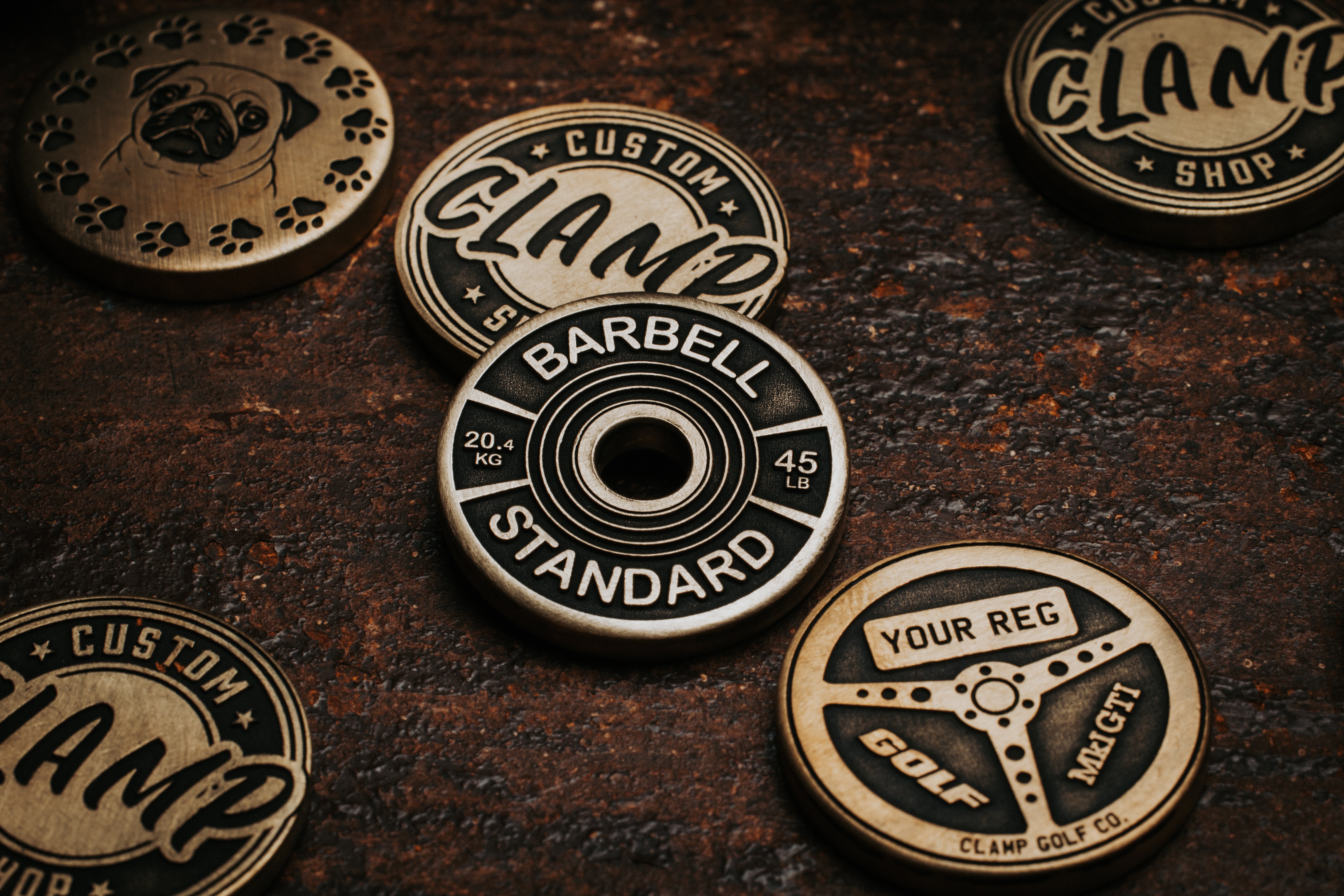 Barbell ball marker - Customisable