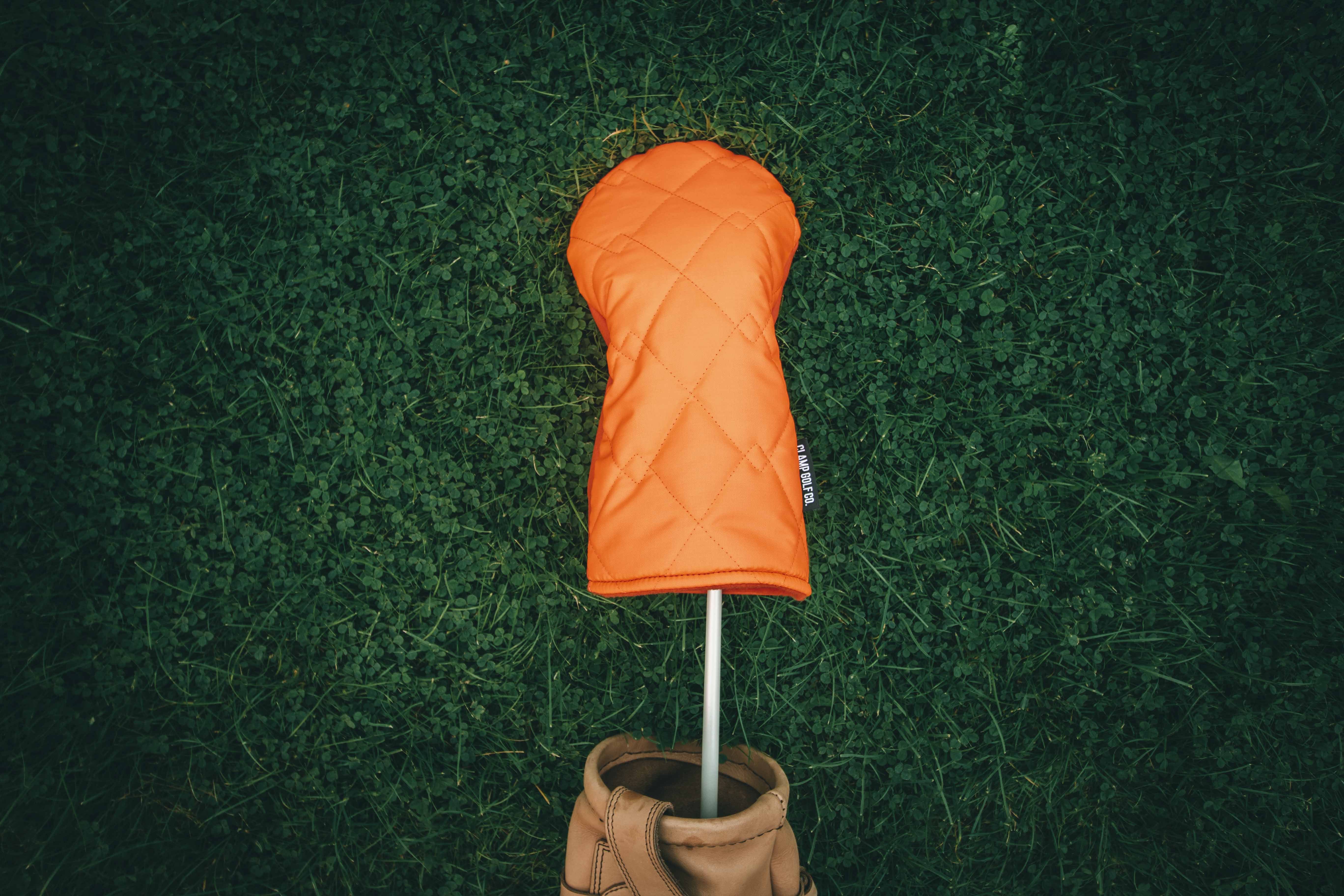 Hi-Vis Orange Puffer Headcovers