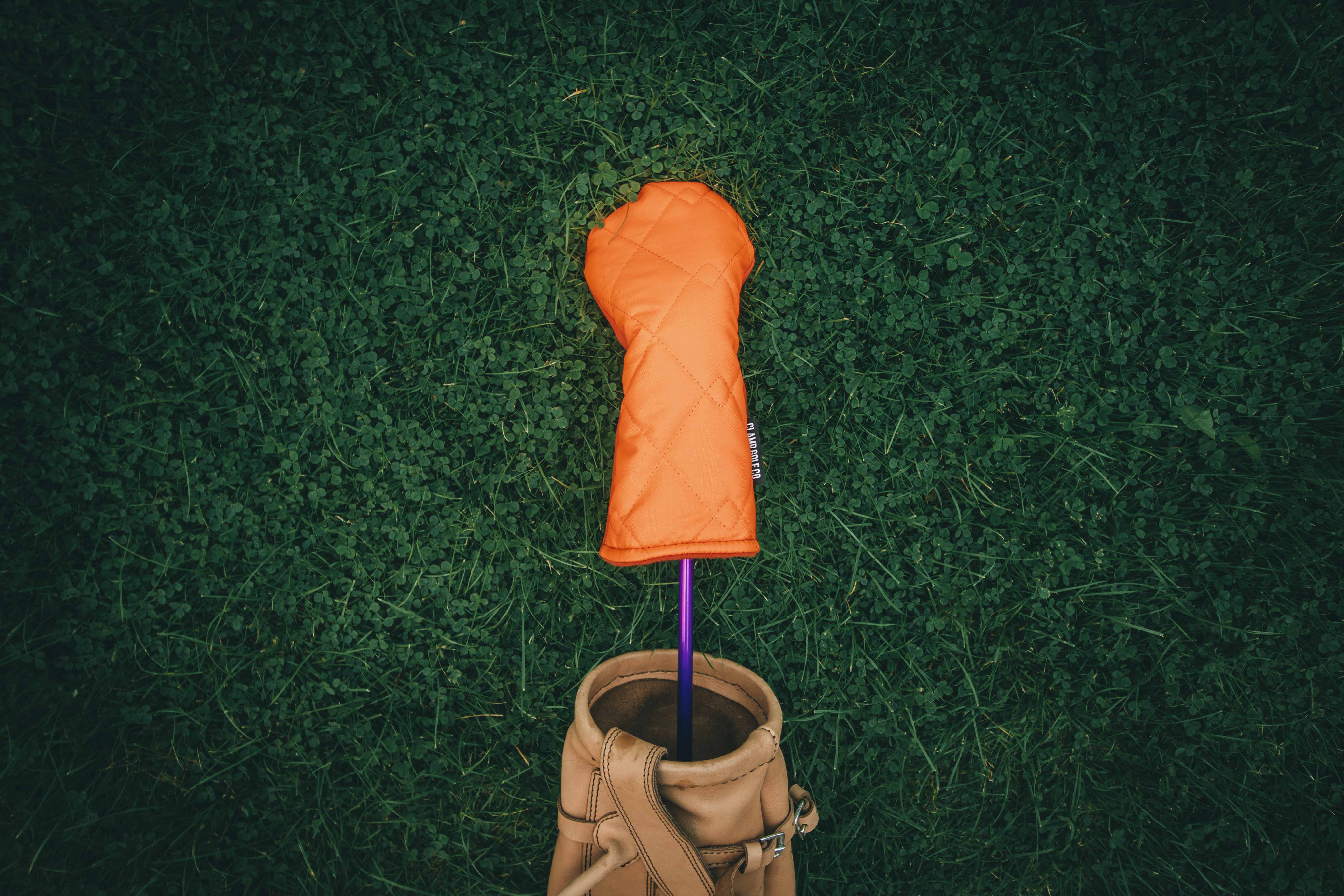 Hi-Vis Orange Puffer Headcovers