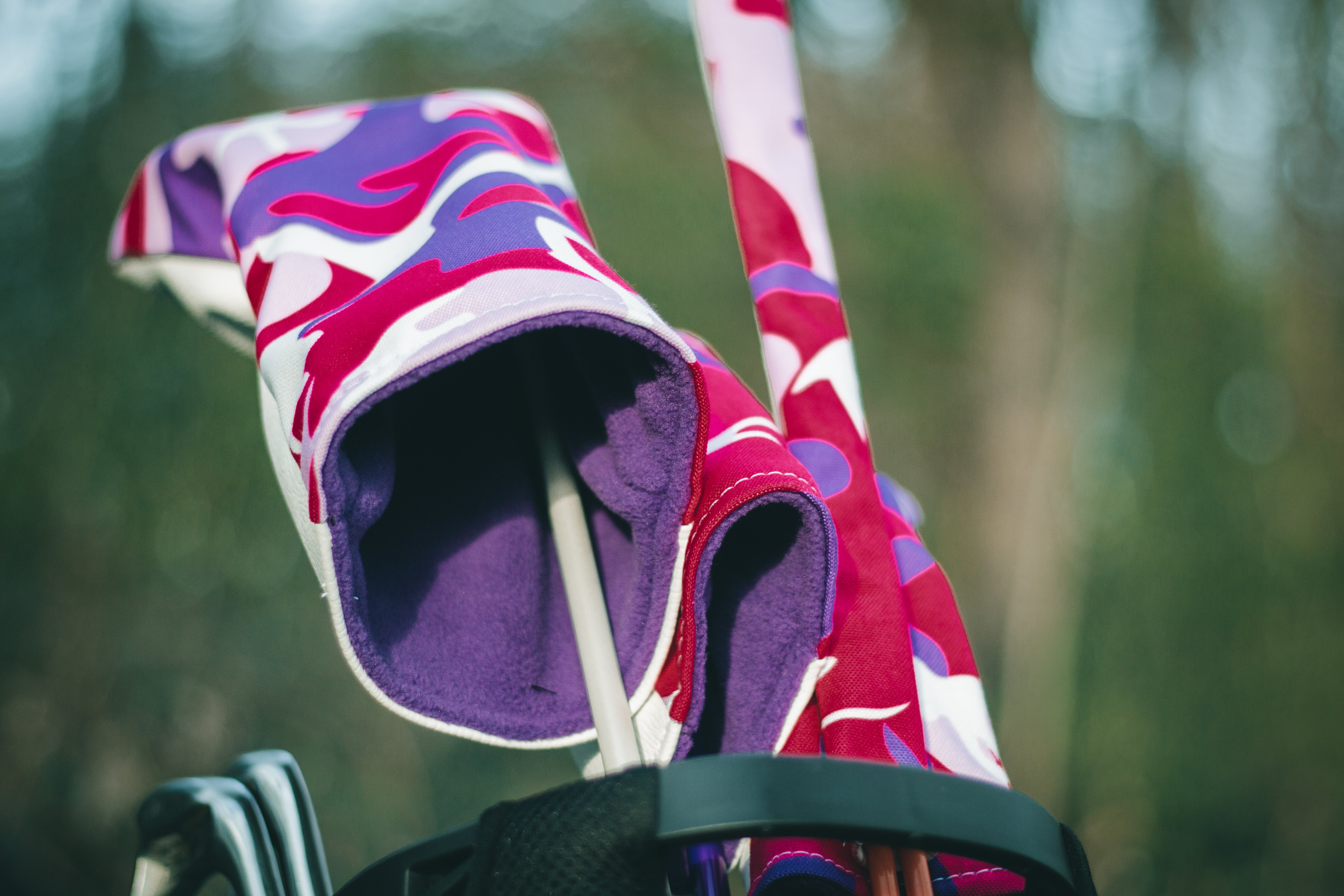 Pink & Purple Camo Headcovers