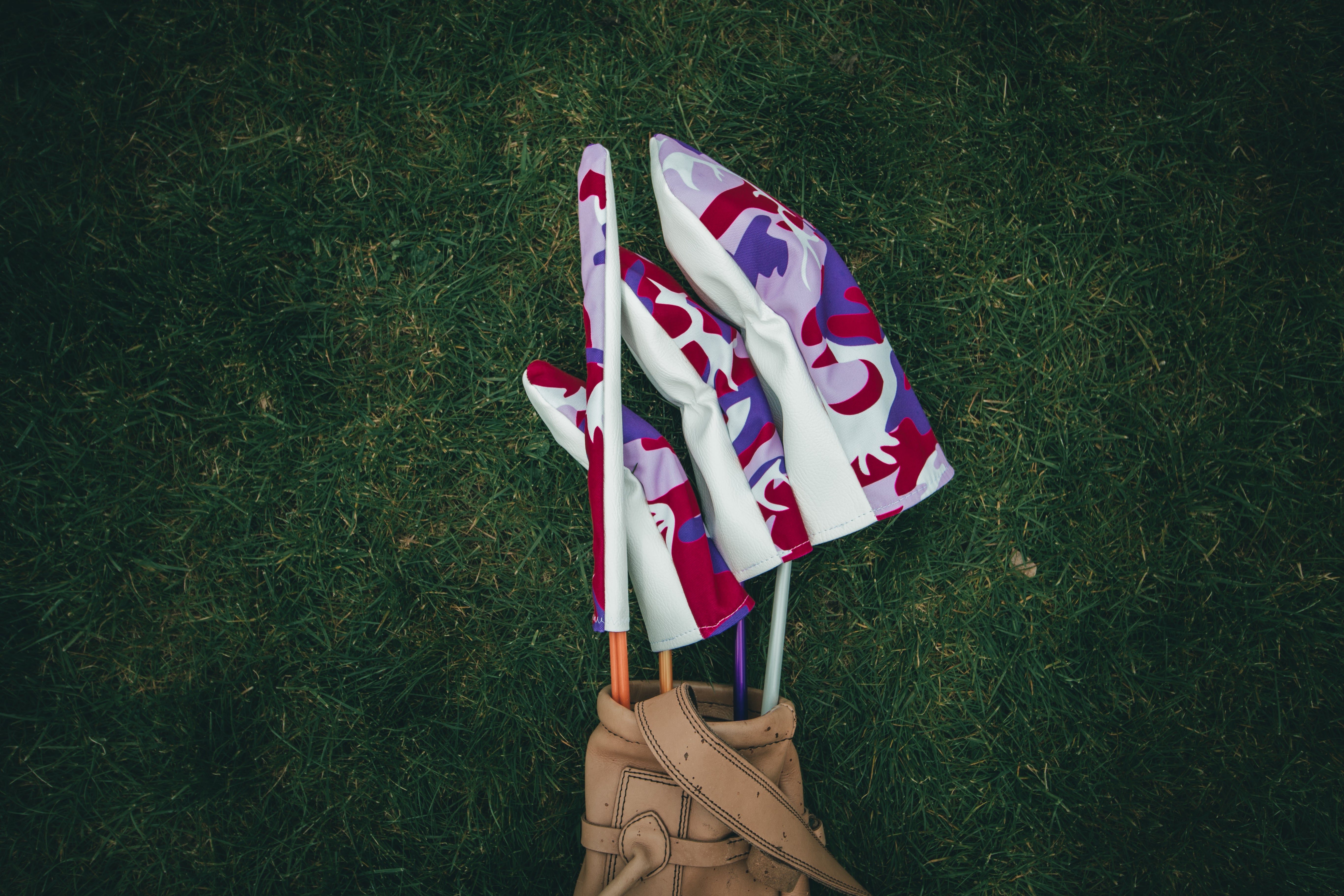 Pink & Purple Camo Headcovers